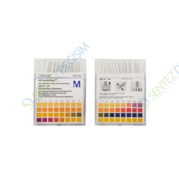MERCK 109535.0001 PH Kağıdı- Indicator Strips [pH 0 - 14] (100 Çubuk)