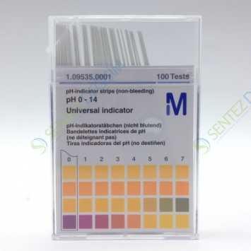 MERCK 109535.0001 PH Kağıdı- Indicator Strips [pH 0 - 14] (100 Çubuk)