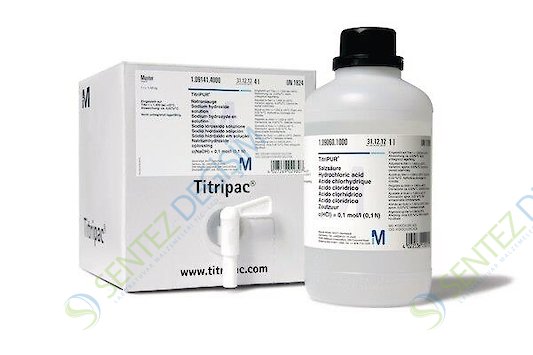 MERCK 109060.1000 Hydrochloric Acid Solution 0,1 mol/L (0,1 N) Titripur® CAS No.7647-01-0