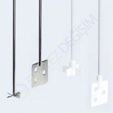 ISOLAB 615.01.103 Mekanik Karıştırıcı Şaftı - Çapraz - PTFE Kaplı / 1 Adet