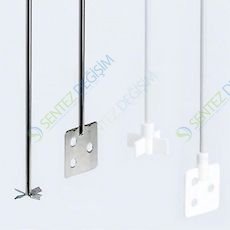 ISOLAB 615.01.103 Mekanik Karıştırıcı Şaftı - Çapraz - PTFE Kaplı / 1 Adet