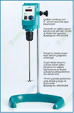 ISOLAB 615.01.001 Karıştırıcı - Mekanik - 20 Lt - Led Göstergeli / 1 Adet