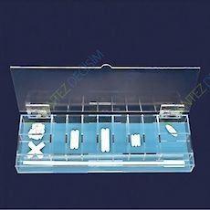 ISOLAB 057.02.101 Kutu - Akrilik - Bölmeli