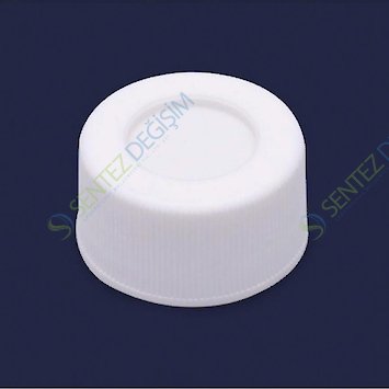 ISOLAB 096.05.011 Kapak + Septa - Silikon / PTFE - Deliksiz - N24 Vial İçin