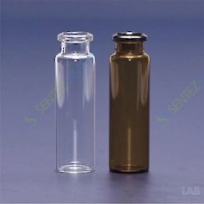 ISOLAB 097.03.001 Vial - Crimp Kapak - N20 - 22,5 x 46 mm - 10 ml - Şeffaf