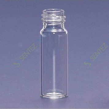 ISOLAB 095.05.001 Vial - Crimp Kapak - N13 - 4,0 ml - 14,75X45 mm - Şeffaf