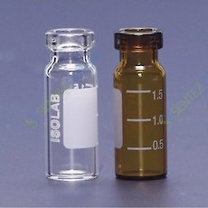 ISOLAB 095.02.002 Vial - Crimp Kapak - N11 - 1,5 ml - 11,6 x 32 mm - Amber