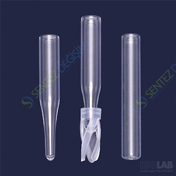 ISOLAB 097.05.111 İnsert - 0,1 ml - P.P Yaylı - Dış Çap: 5,7 mm, Dış Yükseklik: 29,0 mm