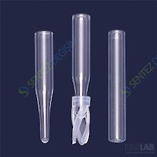 ISOLAB 097.05.107 İnsert - 0,1 ml - P.P Yaylı - Dış Çap: 5,0 mm, Dış Yükseklik: 29,0 mm