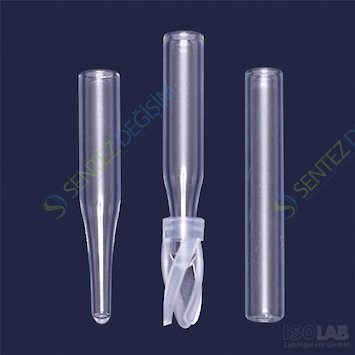 ISOLAB 097.05.106 İnsert - 0,1 ml - Dibi Konik - Dış Çap: 5,0 mm, Dış Yükseklik: 31,0 mm