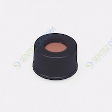 ISOLAB 096.00.001 Kapak + Septa - N8 - Silikon/PTFE - Yarıksız