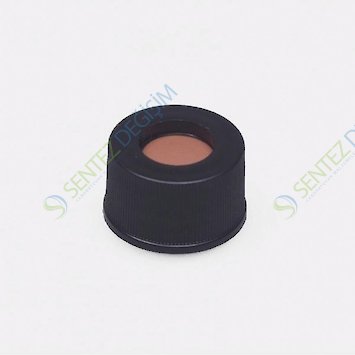 ISOLAB 096.00.001 Kapak + Septa - N8 - Silikon/PTFE - Yarıksız