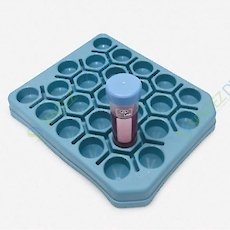 ISOLAB 078.06.050B Tüp Standı - P.P - Bas & Bırak Model - 50 ml Tüpler İçin - Mavi