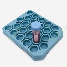 ISOLAB 078.06.015B Tüp Standı - P.P - Bas & Bırak Model - 15 ml Tüpler İçin - Mavi