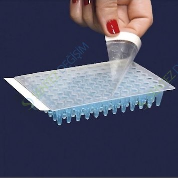 ISOLAB 124.01.001 Yapıştırma Filmi - Polyester - PCR Plaklar İçin