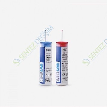 ISOLAB 088.02.002 Mikrohematokrit Tüp - Heparinsiz