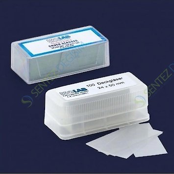 ISOLAB 075.00.003 Lamel - 22 x 22 mm - Ekonomik Kalite - 100 Adet/Kutu