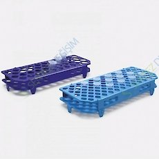 ISOLAB 080.01.005R Mikrotüp Standı - Katlanabilir - 1,5/2,0 ml Tüpler İçin - Rubi