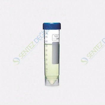 ISOLAB 078.02.006 Tüp - Santrifüj - P.P - Vidalı Kapaklı - 50 ml - DNA/RNA free - Etekli - Gamma Steril - Tekli Ambalaj
