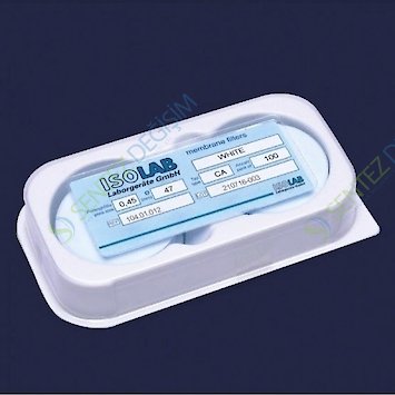 ISOLAB 104.01.008 Membran Filtre - Gözenek Büyüklüğü 0,45 um - 47 mm çap - Politetrafloroetilen