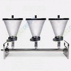 ISOLAB 043.05.106 Vakum Manifold Düzeneği - Paslanmaz Çelik - 6 Gözlü