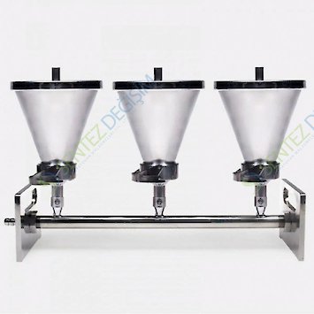 ISOLAB 043.05.101 Vakum Manifold Düzeneği - Paslanmaz Çelik - 1 Gözlü