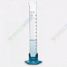 ISOLAB 016.07.250 Mezür - Uzun Form - P.P Tabanlı - B Kalite - Grup Sertifikalı - Beyaz Skala - 250 ml