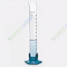 ISOLAB 016.07.100 Mezür - Uzun Form - P.P Tabanlı - B Kalite - Grup Sertifikalı - Beyaz Skala - 100 ml