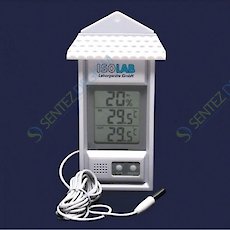 ISOLAB 059.03.004 Termometre - Maximum/Minimum - Nem