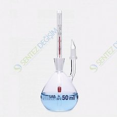 ISOLAB 023.03.025 Piknometre - Kalibreli - Termometreli - 25 ml