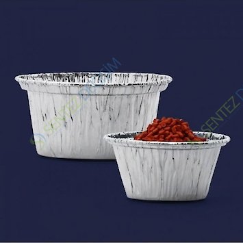 ISOLAB 037.23.110 Aluminyum Tartım Kabı - Genel Amaçlı - Ø110 x 35 mm / 100 Adet