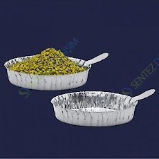 ISOLAB 037.24.055 Aluminyum Tartım Kabı - Tutamağı İle - Ø60 x 15 mm / 100 Adet