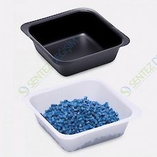 ISOLAB 037.09.007 Tartım Kabı - P.S - Kare Form - Beyaz - 7 ml - 100 Adet