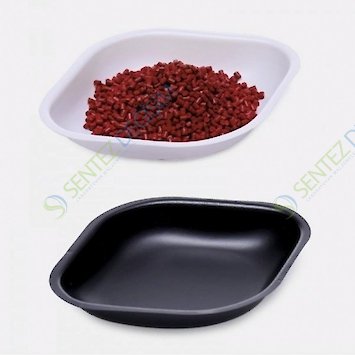 ISOLAB 037.15.100 Tartım Kabı - P.S - Elips Form - Beyaz - 100 ml - 10 Adet - Gamma Steril