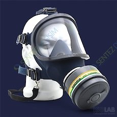 ISOLAB 080.45.001 Maske - Tam Yüz