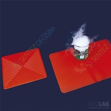 ISOLAB 080.66.006 Tezgah Koruyucu - Silikon - 350x350 mm