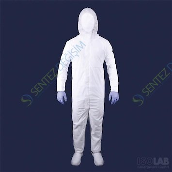 ISOLAB 080.51.005 Koruyucu Tulum (Güvenlik Seviyesi 5/6) - X-Large