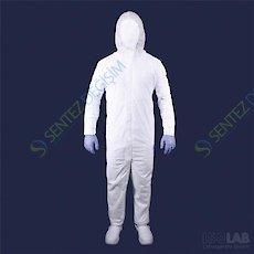 ISOLAB 080.51.004 Koruyucu Tulum (Güvenlik Seviyesi 5/6) - Large