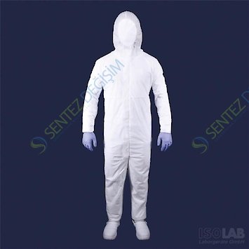 ISOLAB 080.51.004 Koruyucu Tulum (Güvenlik Seviyesi 5/6) - Large