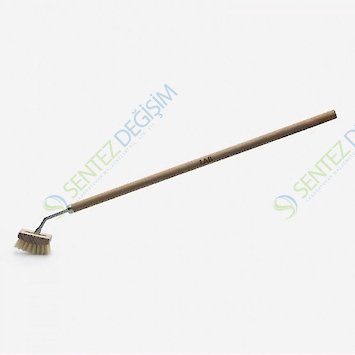 ISOLAB 071.03.001 Laboratuvar Fırçası Balonlar İçin Esnek Hareketli Başlıklı