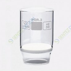 ISOLAB 043.02.053 Kroze - Gooch - Sinter Cam Filtreli - 2D - Por 3 - 50 ml