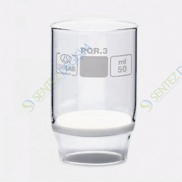 ISOLAB 043.02.053 Kroze - Gooch - Sinter Cam Filtreli - 2D - Por 3 - 50 ml