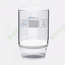 ISOLAB 043.02.034 Kroze - Gooch - Sinter Cam Filtreli - 1D - Por 4 - 30 ml