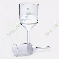 ISOLAB 043.01.054 Huni - Gooch - Sinter Cam Filtreli - 3D - Por 4 - 50 ml - Çap 35 mm