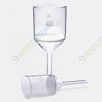 ISOLAB 043.01.052 Huni - Gooch - Sinter Cam Filtreli - 3D - Por 2 - 50 ml - Çap 35 mm