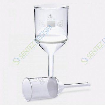 ISOLAB 043.01.051 Huni - Gooch - Sinter Cam Filtreli - 3D - Por 1 - 50 ml - Çap 35 mm