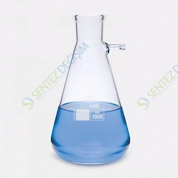 ISOLAB 040.01.500 Erlen - Nuçe - Cam - Cam Su Giriş Borulu - 500 ml