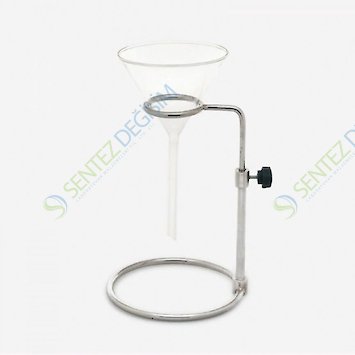 ISOLAB 042.06.010 Huni Halkası Standı - Ayarlanabilir Yükseklik