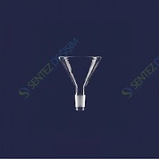 ISOLAB 041.08.120 Huni - Toz Form İçin - Cam - Erkek Şilif : NS 29/32 - 120 mm