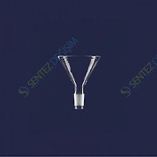 ISOLAB 041.08.100 Huni - Toz Form İçin - Cam - Erkek Şilif : NS 24/29 - 100 mm